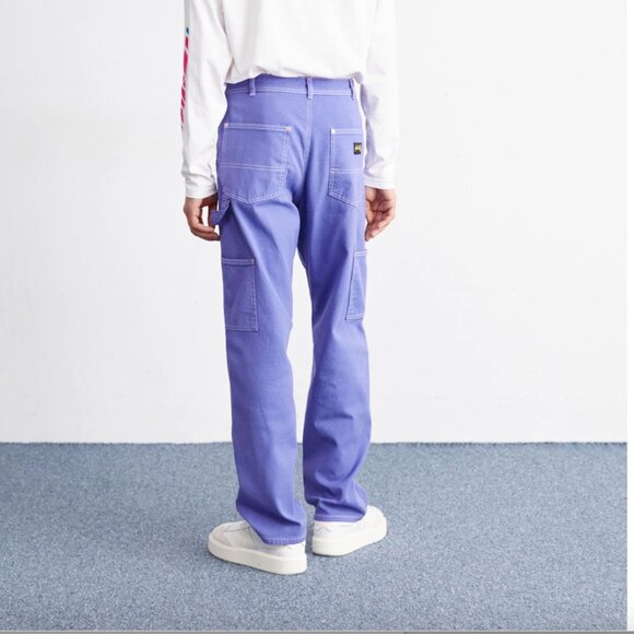 Stan Ray Men's 26 Double Knee Pant Workwear Jeans Blue Iris Purple Cotton Rare - Picture 3 of 14